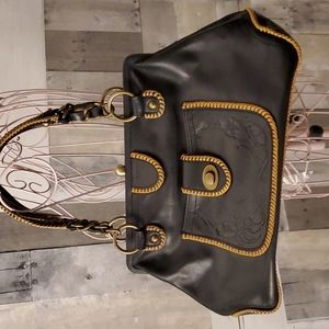 100% Authentic Eileen West Leather hand bag